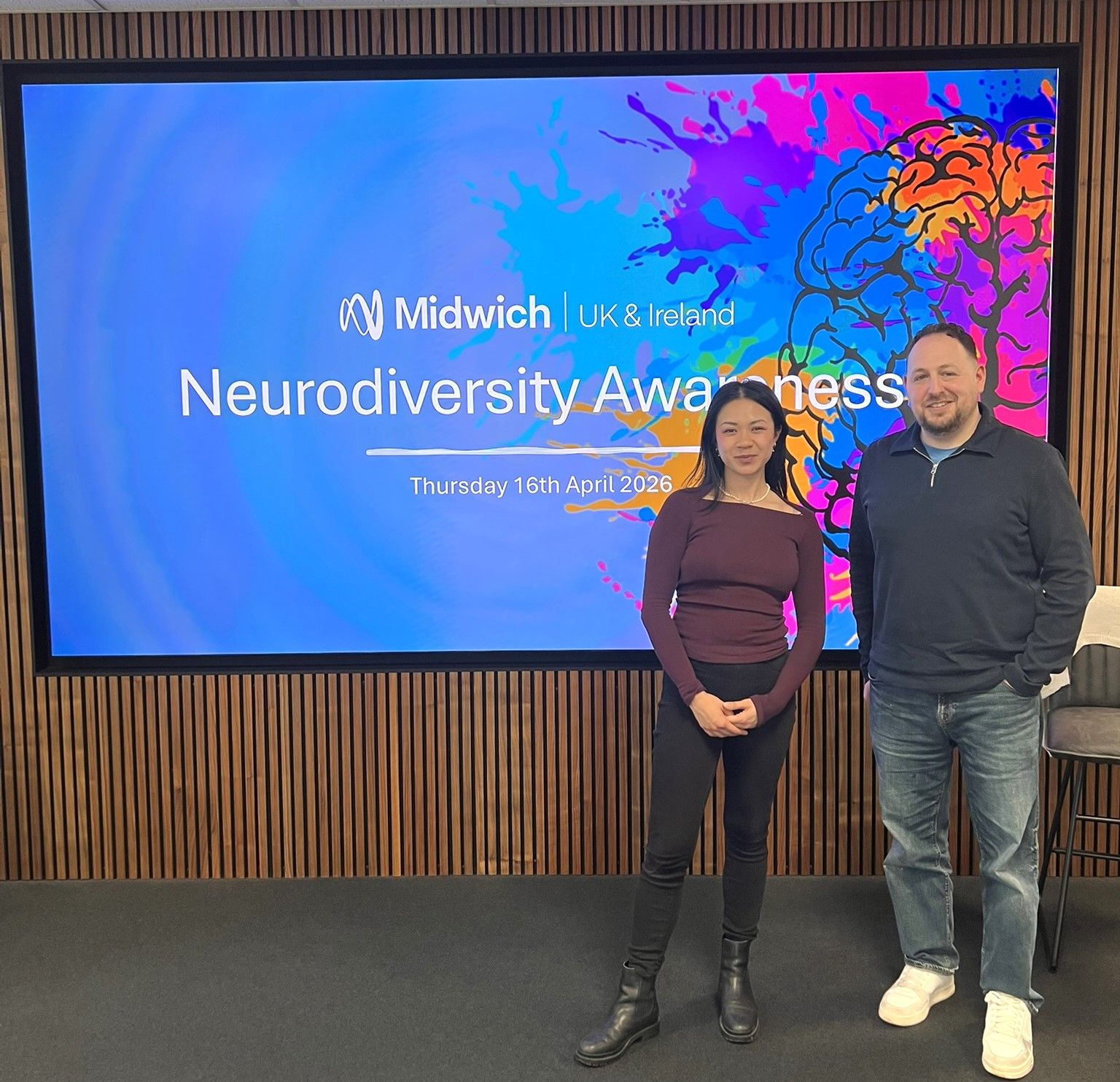 Kim To at a Midwich neurodiversity awareness talk in 2026