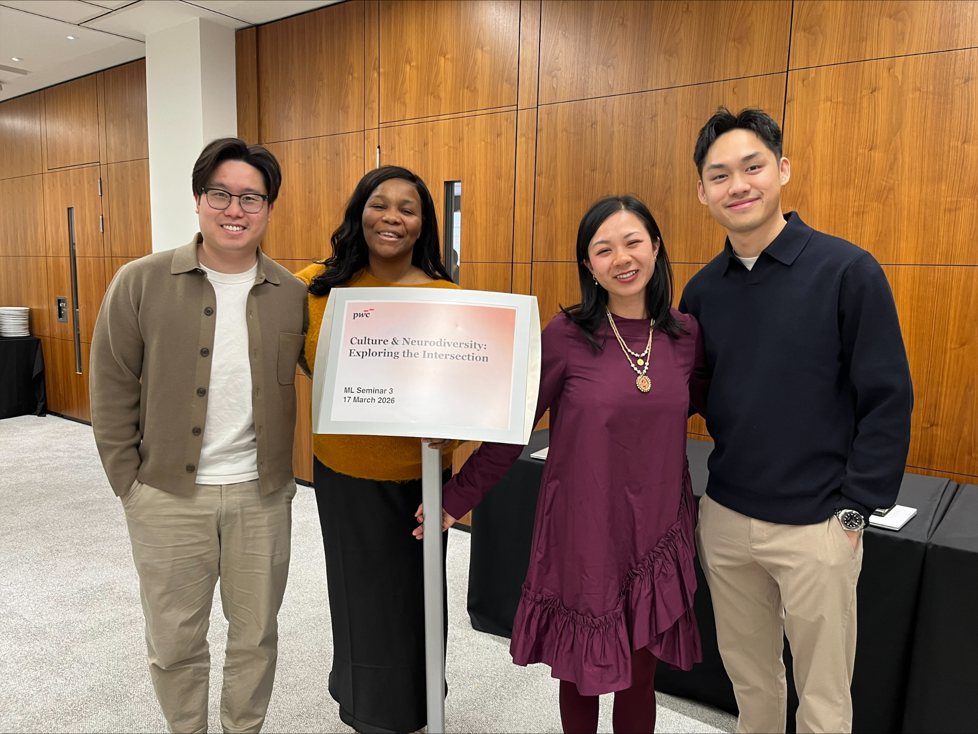 Kim To at the PwC Culture and Neurodiversity Exploring the Intersection event in 2026